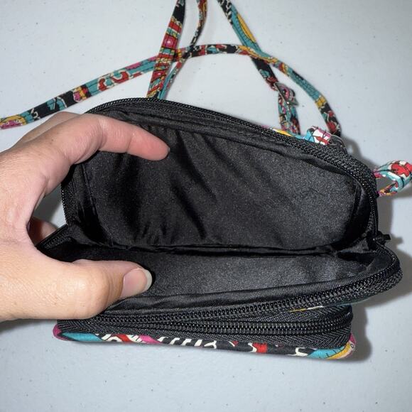 Vera Bradley Parisian Paisley Wristlet Wallet Crossbody - Picture 4 of 4